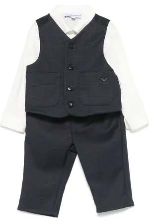 Emporio Armani Ensemble haut-pantalon à carreaux
