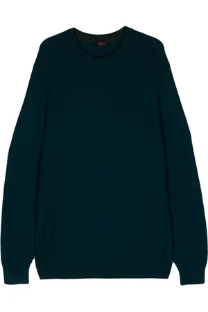BRIONI Pull en maille chevrons à col rond