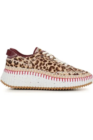 Chloé Baskets à motif animalier
