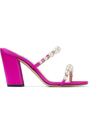 Jimmy Choo Sandales Amara 85 mm à fini satiné