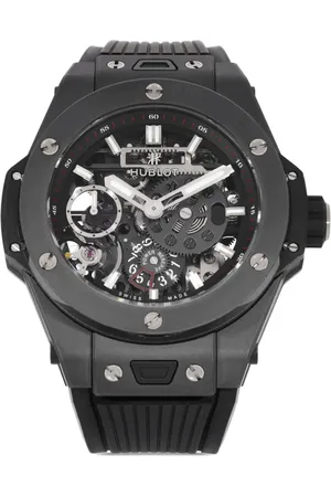 HUBLOT Montre pre-owned Big Bang Meca-10 Black Magic 45 mm (2020)