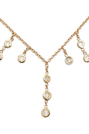 JACQUIE AICHE Collier en 14ct pavé de diamants