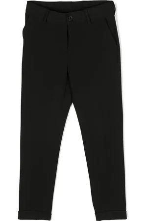 VERSACE Pantalon droit à logo imprimé