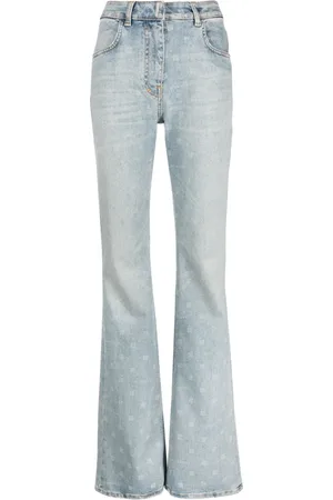 Givenchy Jean évasé à logo imprimé