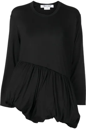 Comme des Garçons Blouse à ourlet froncé