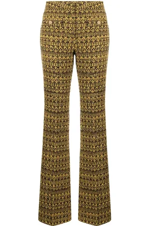 Alessandra Rich Pantalon de tailleur à imprimé graphique