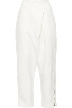 Shanshan Ruan Pantalon à taille élastiquée