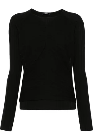 Balmain Blouse à design plissé