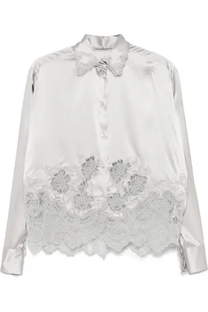 ERMANNO SCERVINO Chemise à appliqué dentelle