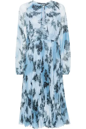 Ermanno Firenze Robe mi-longue à fleurs