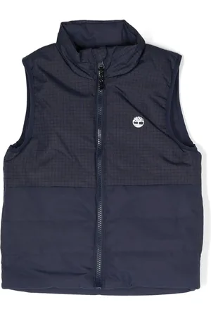 Timberland Gilet zippé à logo imprimé