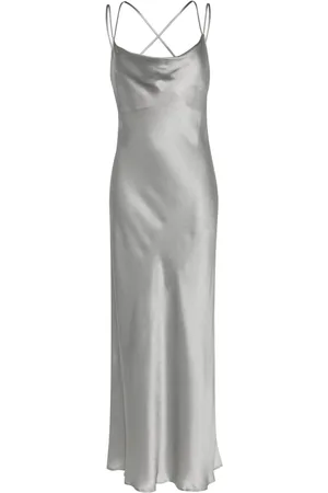 ANTONELLI Robe-nuisette en satin à coupe mi-longue