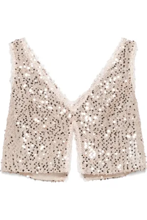 ERMANNO SCERVINO Haut brodé de sequins
