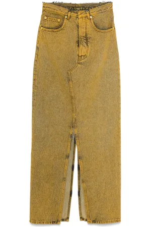Maison Margiela Jupe en jean à coupe longue
