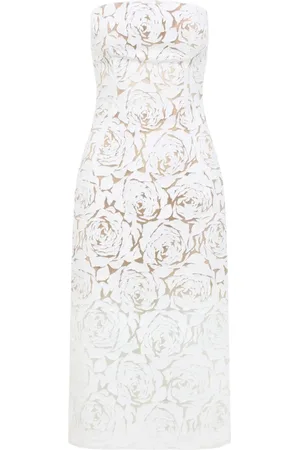ERMANNO SCERVINO Robe à fleurs en dentelle
