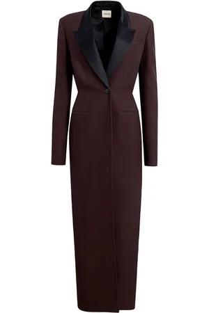 Khaite Manteau Bellow à simple boutonnage