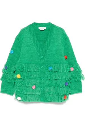 Stella McCartney Cardigan à détail de pompon