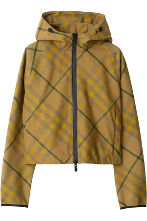 Burberry Veste zippée à carreaux