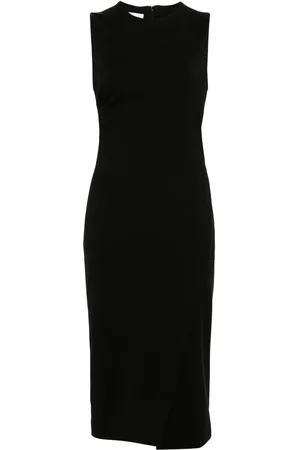 Moschino Robe mi-longue à détail drapé
