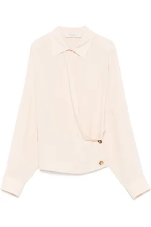 Serafini Blouse à design cache-cœur