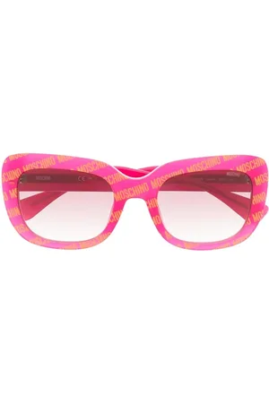 Moschino Lunettes de soleil à monture papillon