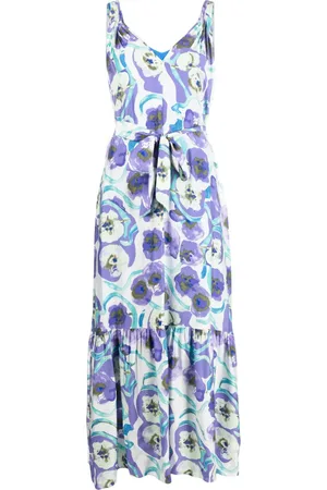 Diane von Furstenberg Robe mi-longue Jodie à fleurs
