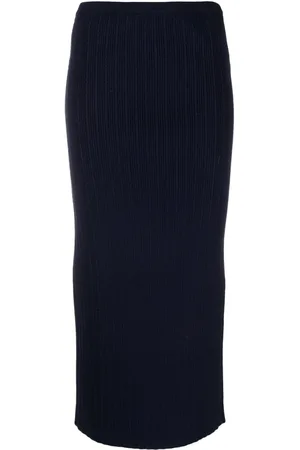 Alessandra Rich Jupe crayon en maille torsadée