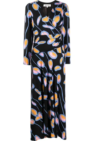 Diane von Furstenberg Robe longue Landira à fleurs