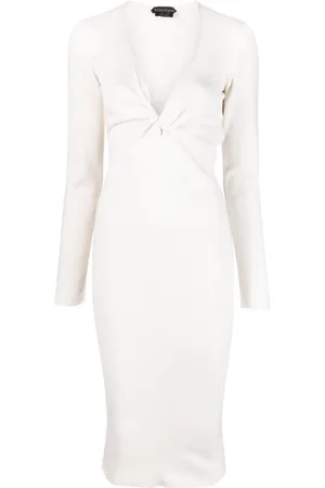 Tom Ford Robe en maille à col v
