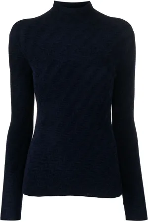 Emporio Armani Pull à motif de chevrons