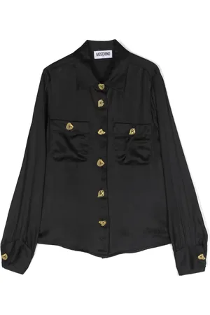Moschino Chemise à logo brodé