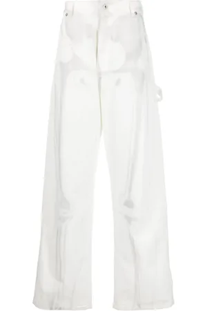 OFF-WHITE Jean ample à imprimé
