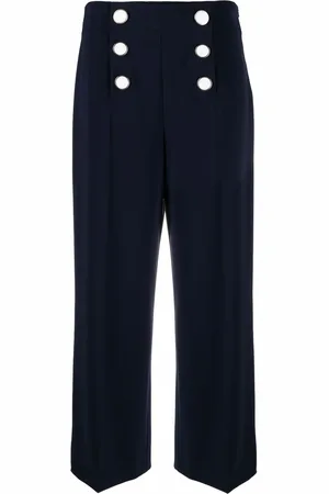 Moschino Pantalon court à boutonnière croisée