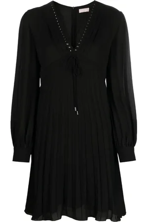 Liu Jo Robe mi-longue plissée à clous