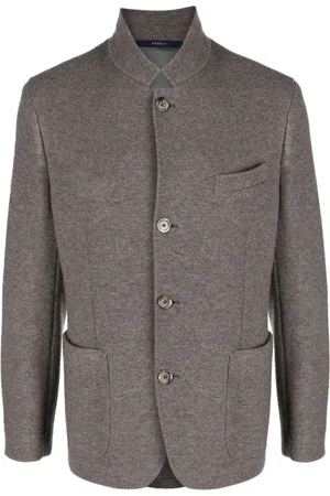 FEDELI Blazer Damon en cachemire à simple boutonnage