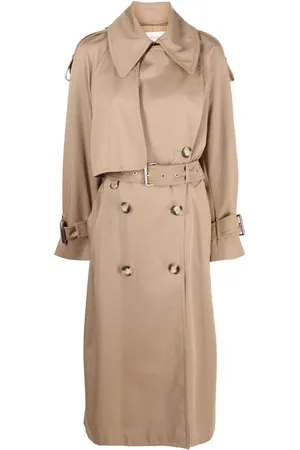 Sportmax Trench imperméable à taille ceinturée