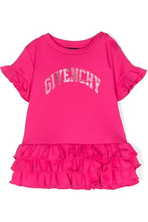 Givenchy Robe à logo imprimé métallisé