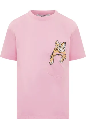 Msgm T-shirt à broderie Cat
