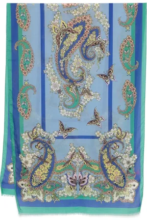 Etro Foulard à fleurs imprimées