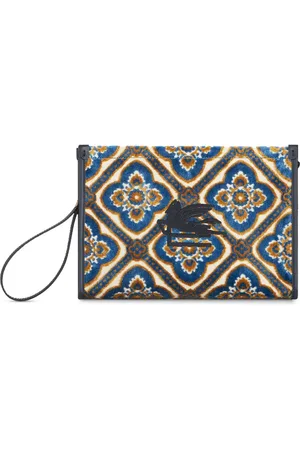 Etro Trousse de toilette en jacquard à logo brodé