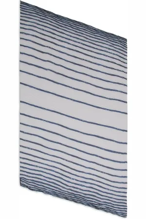 Emporio Armani écharpe rayée à effet plissé
