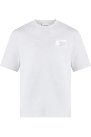 Casablanca T-shirt en coton biologique à patch logo