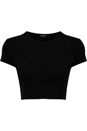 CHANEL T-shirt à logo brodé (années 1990-2000)
