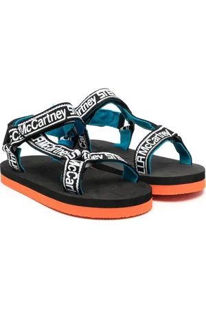Stella McCartney Sandales à logo imprimé