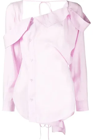 pushBUTTON Chemise à encolure asymétrique