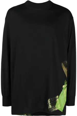 Y-3 T-shirt imprimé à manches longues