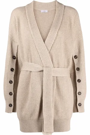 Brunello Cucinelli Cardigan en cachemire à manches boutonnées