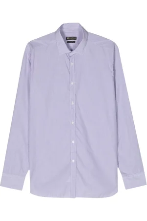 corneliani Chemise à petits carreaux