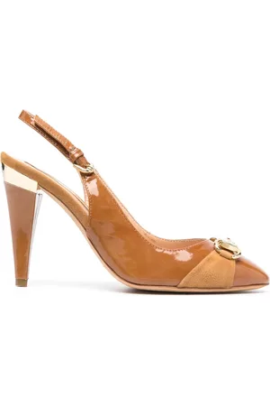 ESSERE Escarpins en cuir à bride arrière