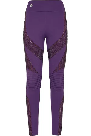 Philipp Plein Legging à ornements strassés